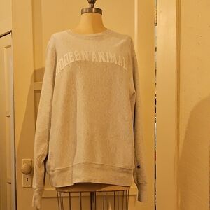 Champion Light Gray Men's Crewneck Sweater